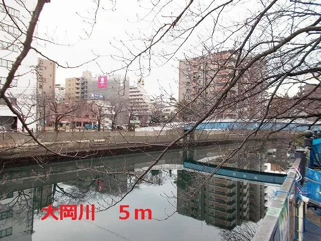 大岡川まで5m