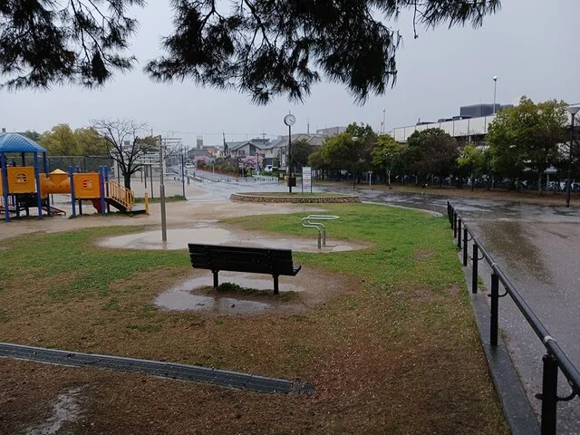 狭山池公園まで1976m