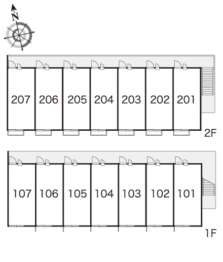 間取り配置図です。