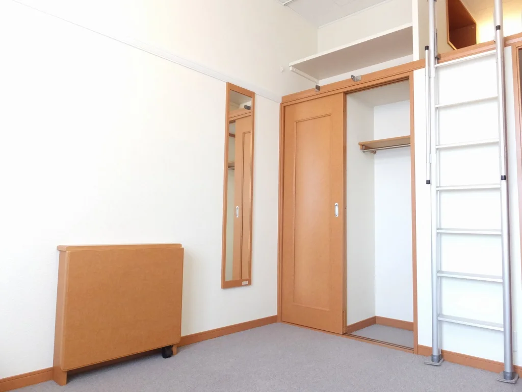 天井まで続き収納スペース