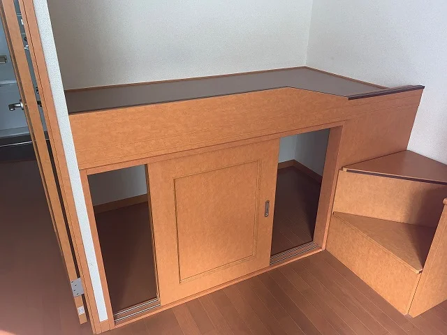 ベッドで