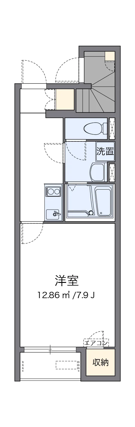 代表的な間取のため実際の間取とは異なる場合があります
