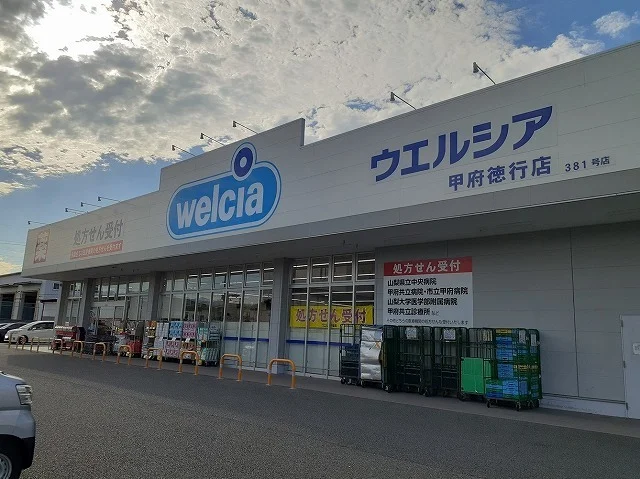 ウエルシア甲府徳行店まで200m