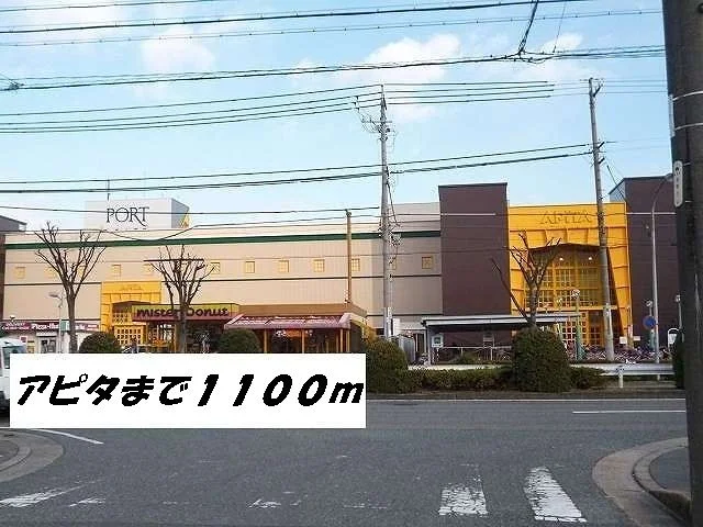 アピタまで1100m
