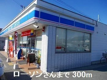 ローソンさんまで300m