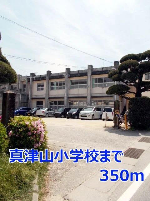 真津山小学校まで350m