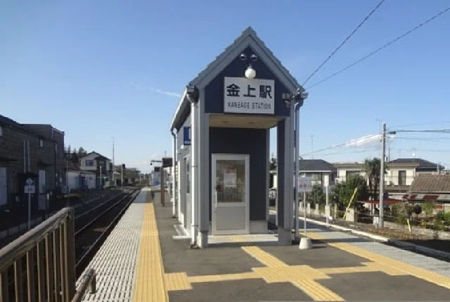 ひたちなか海浜鉄道　金上駅まで1300m