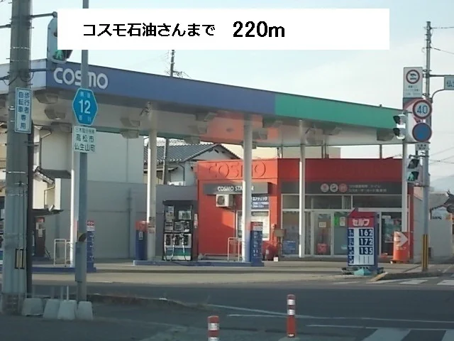 コスモス石油まで220m