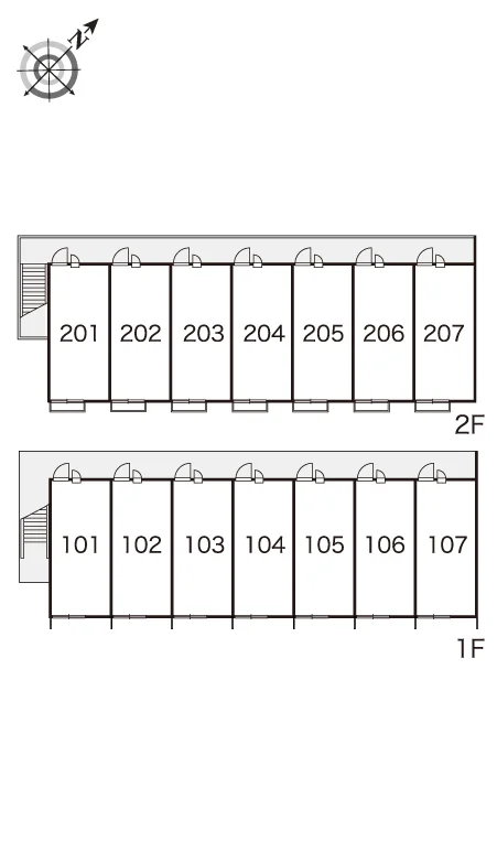 間取り配置図です。