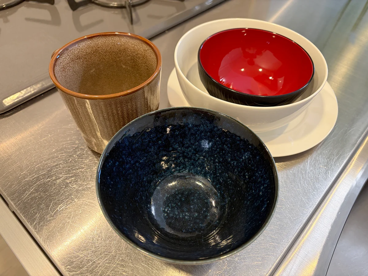 1名様分の食器類の用意ございます♪