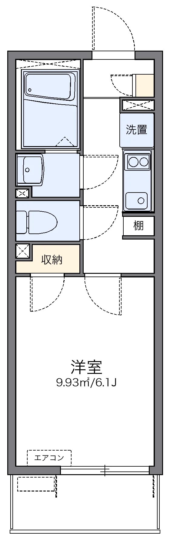 代表的な間取のため実際の間取とは異なる場合があります