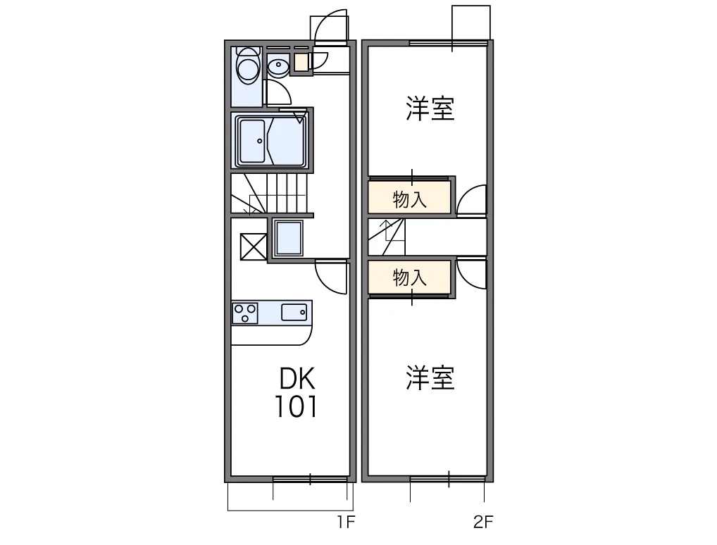 代表的な間取のため実際の間取とは異なる場合があります