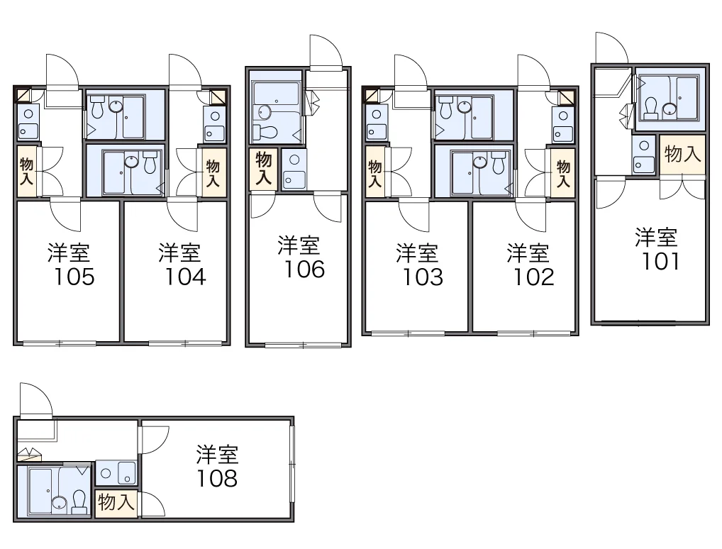 代表的な間取のため実際の間取とは異なる場合があります