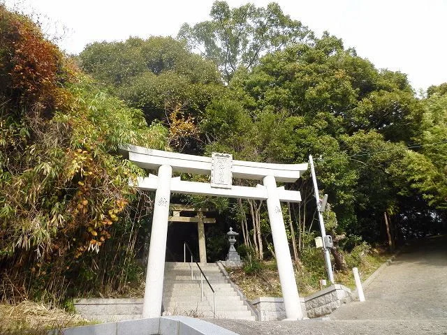 下畑海神社まで600m