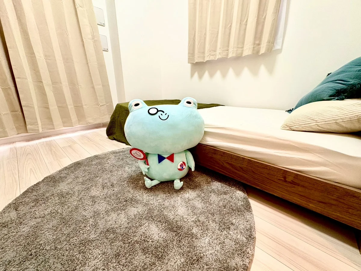 エスリード賃貸のマスコットキャラクター『ケロ坊』も皆様のご利用お待ちしております♪