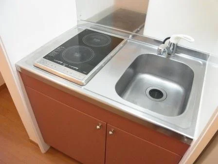 ２口電気コンロ