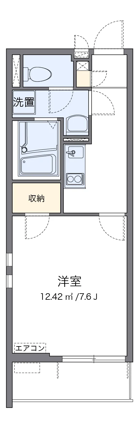 代表的な間取のため実際の間取とは異なる場合があります