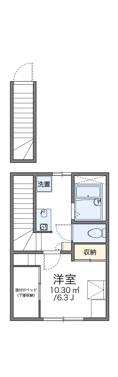 代表的な間取のため実際の間取とは異なる場合があります