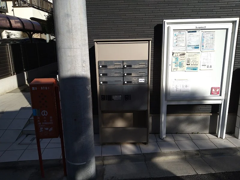 集合ポスト　ダイヤル錠付き