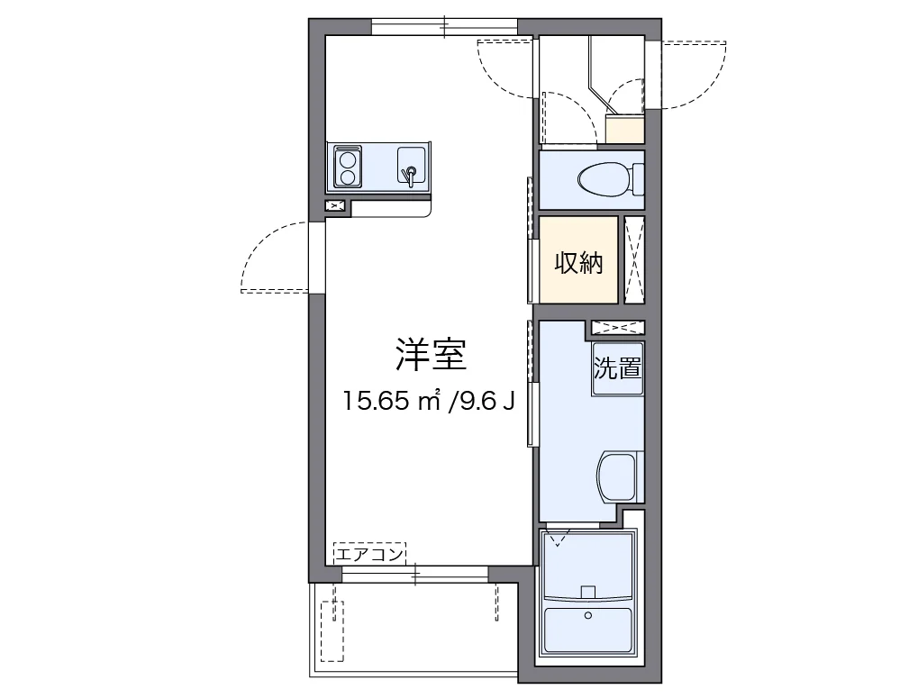 代表的な間取のため実際の間取とは異なる場合があります