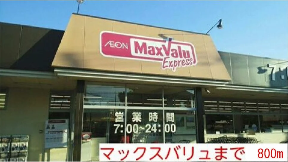 マックスバリュまで800m