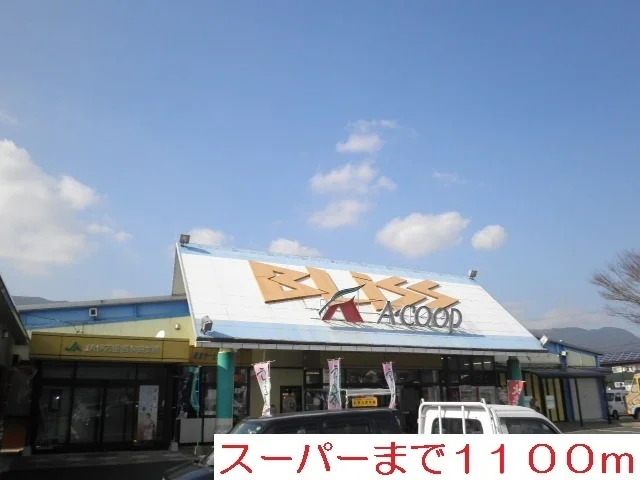 スーパーまで1100m