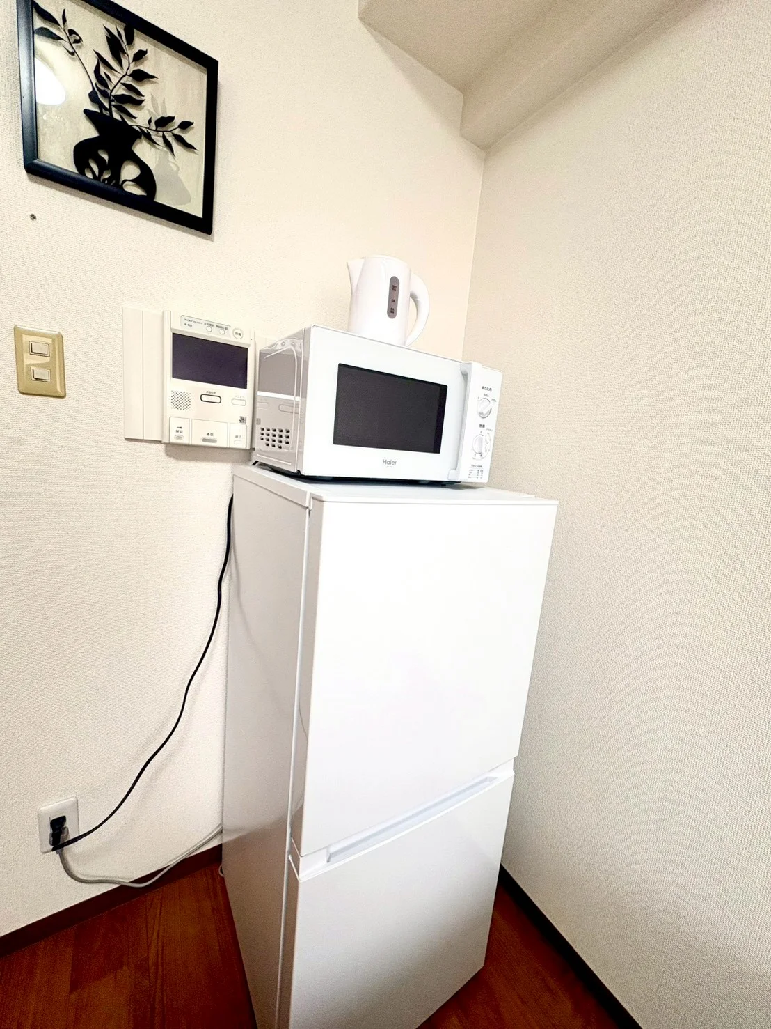 冷蔵庫・電子レンジ・ポットご用意しております♪