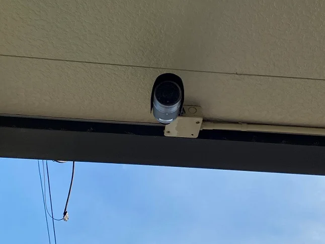 防犯カメラが設置されております。