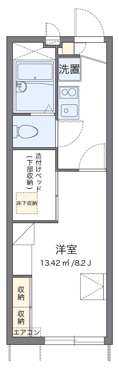 代表的な間取のため実際の間取とは異なる場合があります