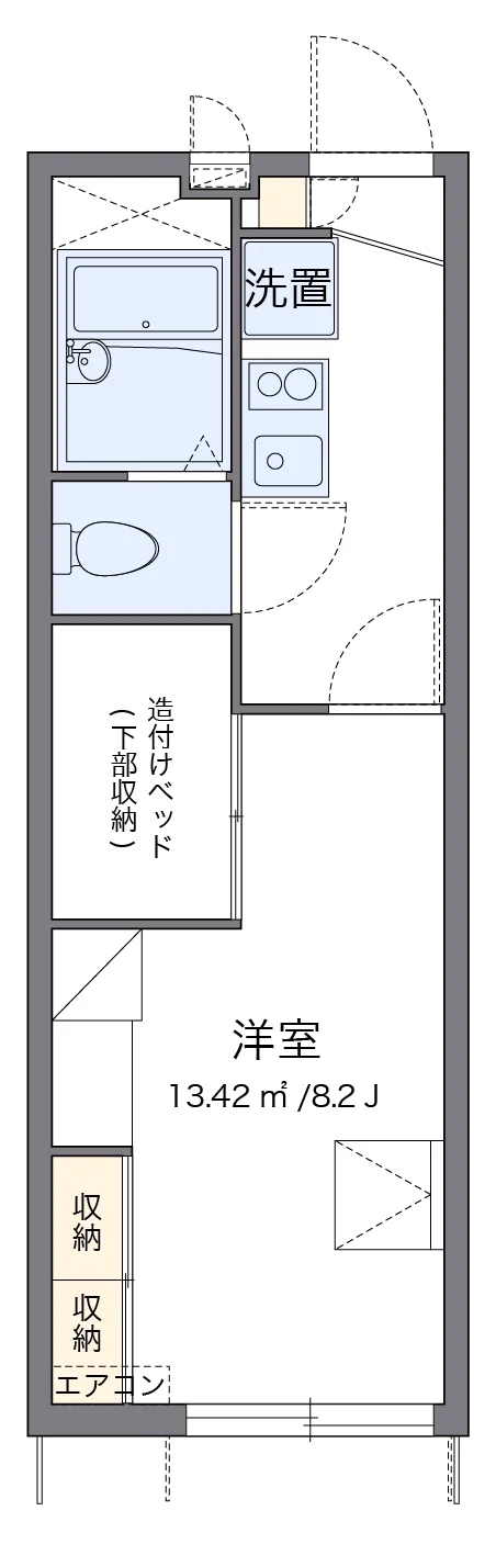 代表的な間取のため実際の間取とは異なる場合があります