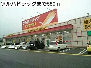 ツルハドラッグまで580m