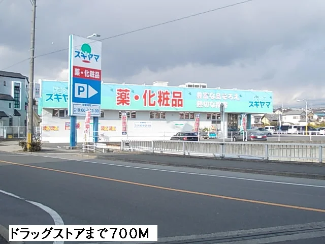 ドラッグスギヤマまで700m