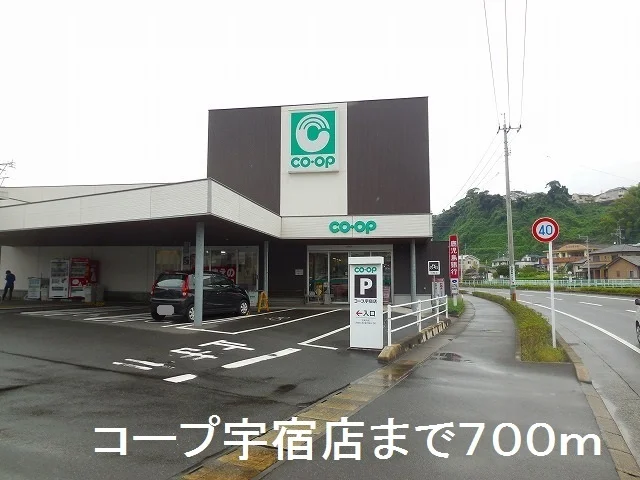 コープ宇宿店まで700m