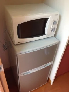 冷蔵庫、電子レンジ