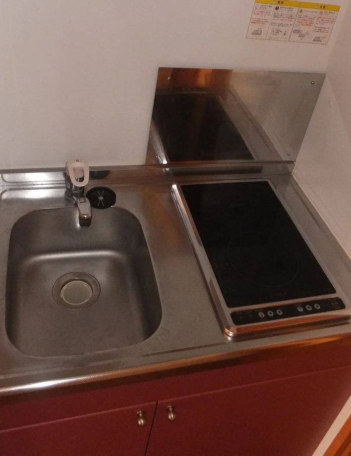 電熱タイプの2口コンロ