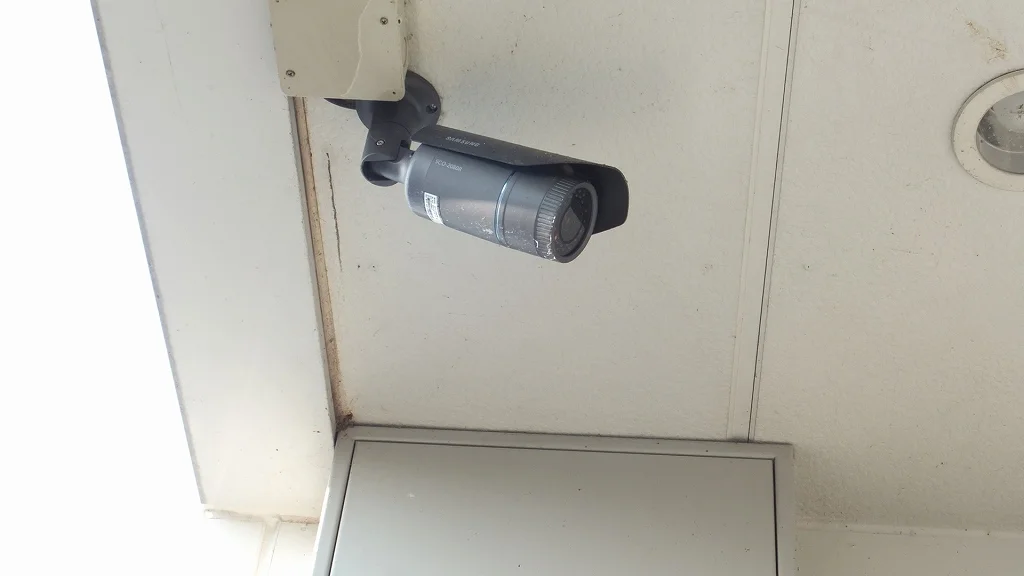 防犯カメラ付き