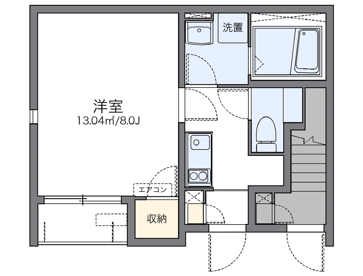 代表的な間取のため実際の間取とは異なる場合があります