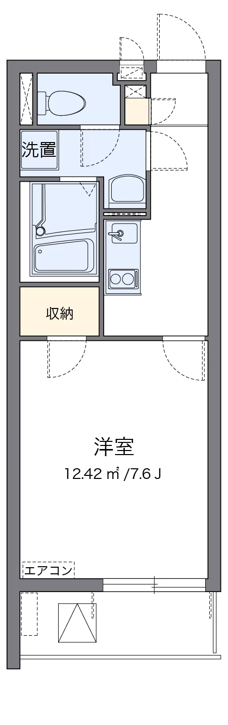 代表的な間取のため実際の間取とは異なる場合があります