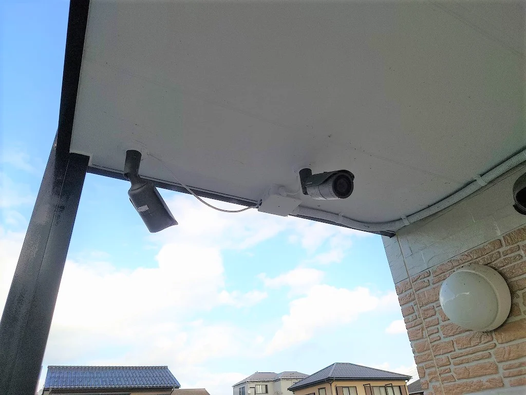 防犯カメラ設置しています