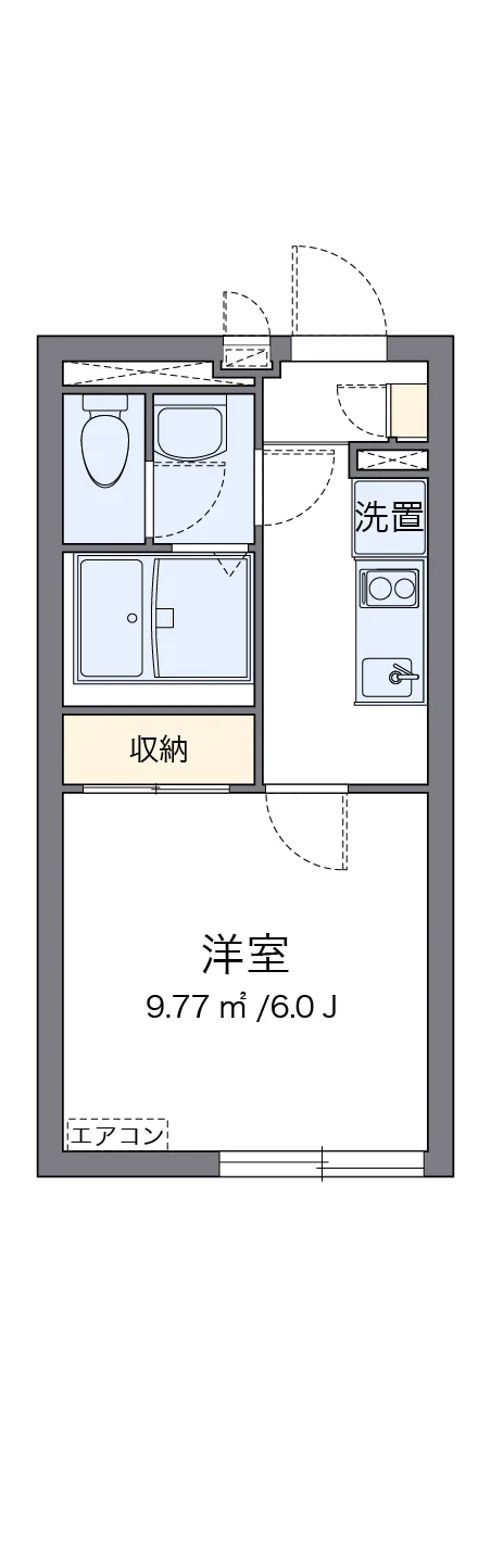 代表的な間取のため実際の間取とは異なる場合があります
