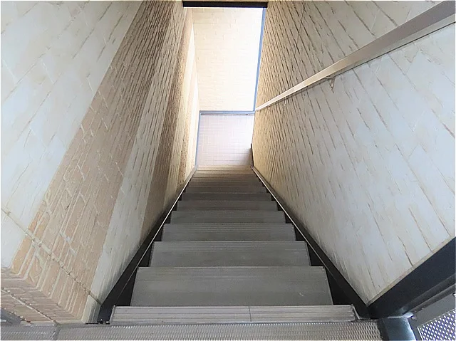 階段上からのアングルです