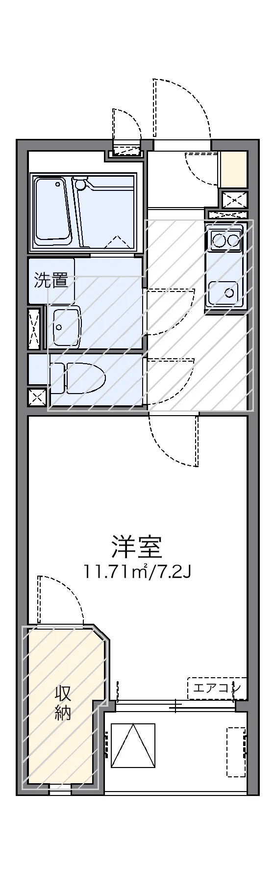 代表的な間取のため実際の間取とは異なる場合があります