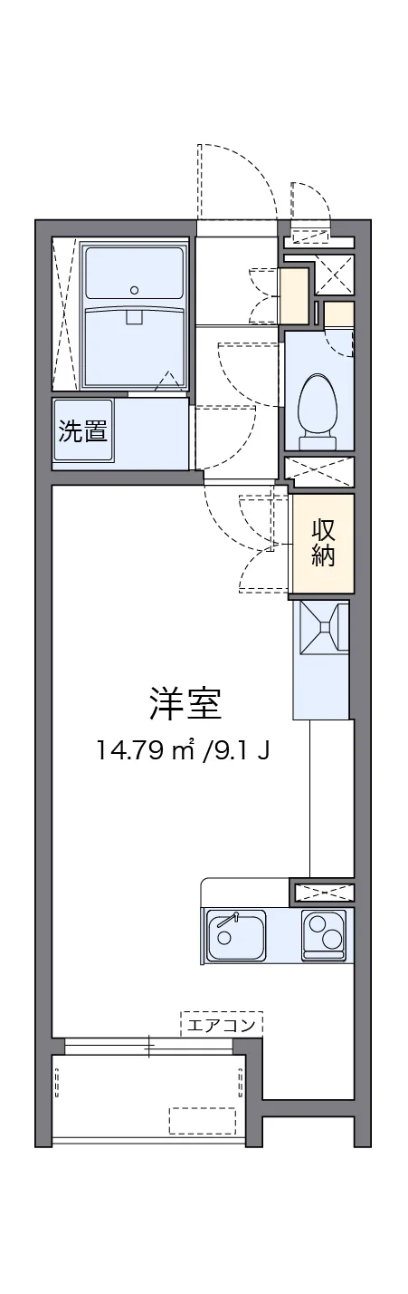 代表的な間取のため実際の間取とは異なる場合があります