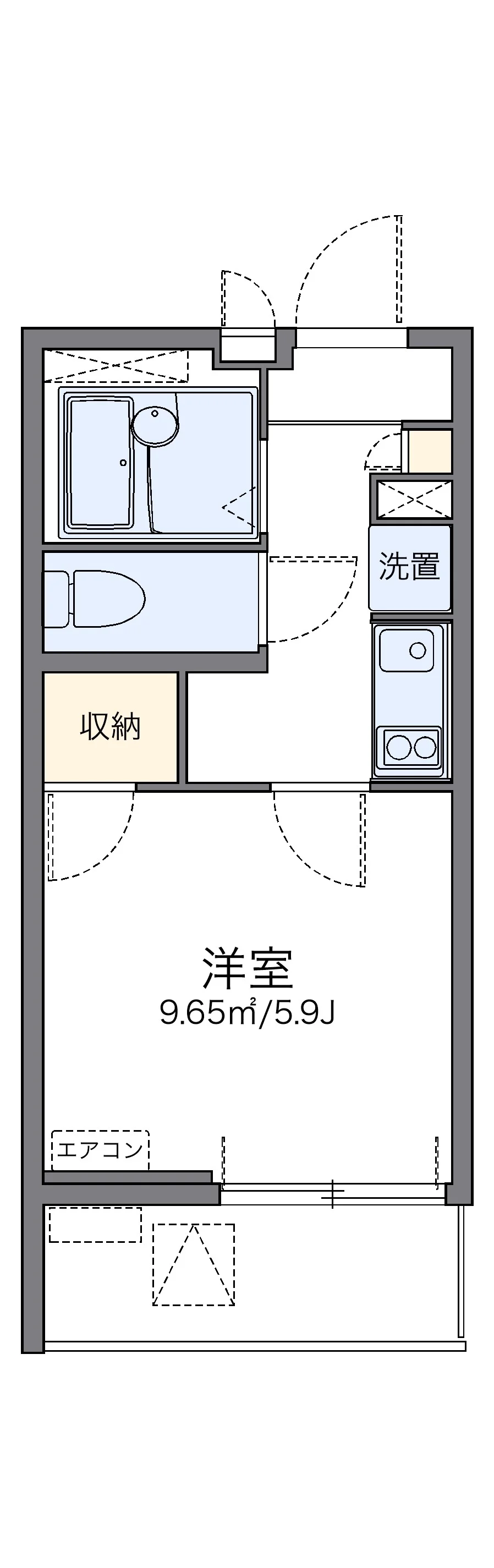 代表的な間取のため実際の間取とは異なる場合があります
