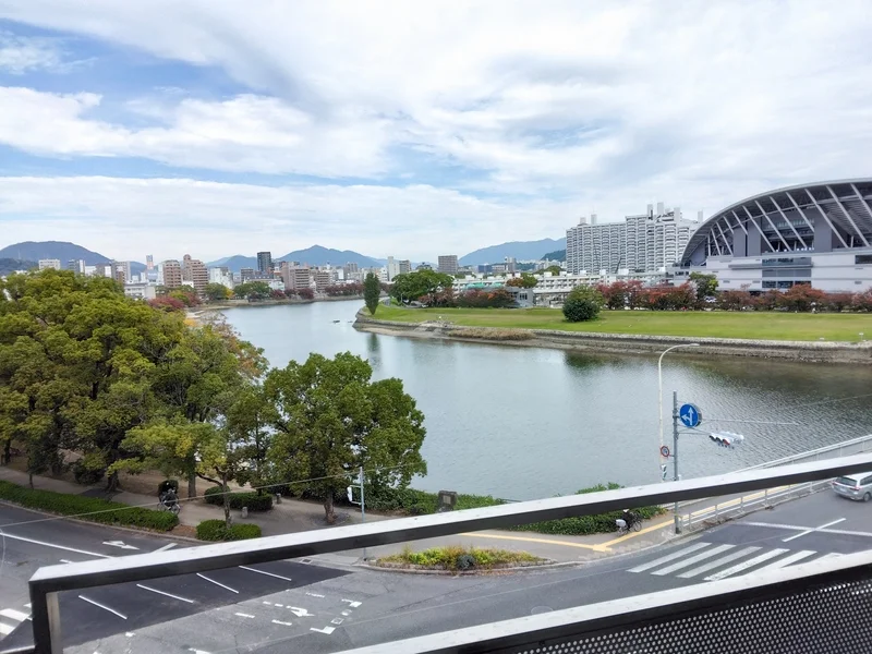 ベランダからの景色