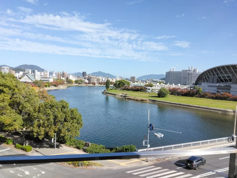 ベランダからの景色