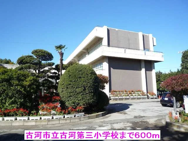 古河市立古河第三小学校まで600m