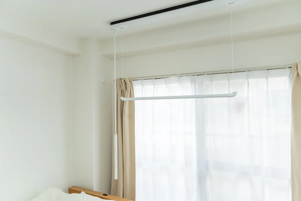 室内洗濯干しあります。