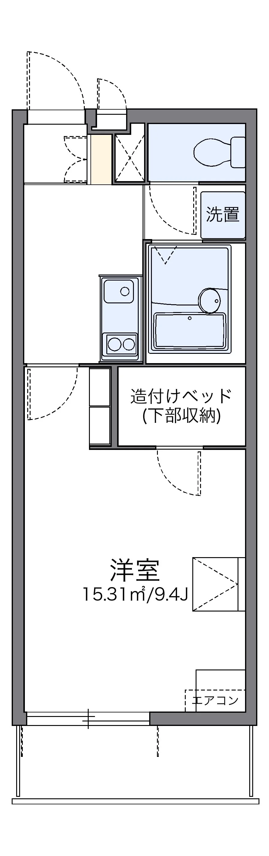 代表的な間取のため実際の間取とは異なる場合があります
