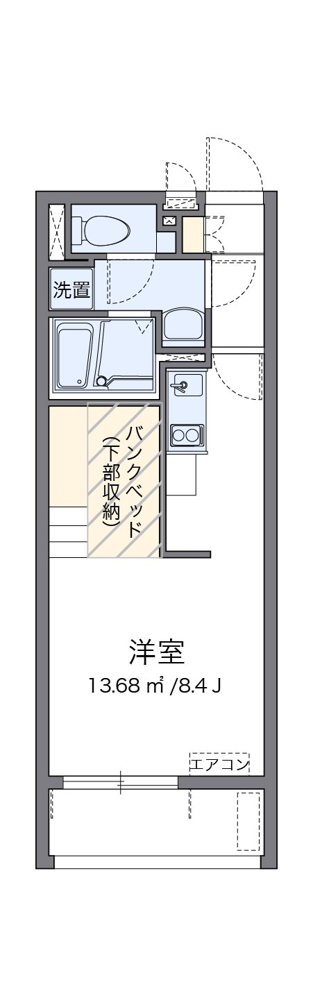 代表的な間取のため実際の間取とは異なる場合があります